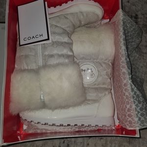 COACH boots White